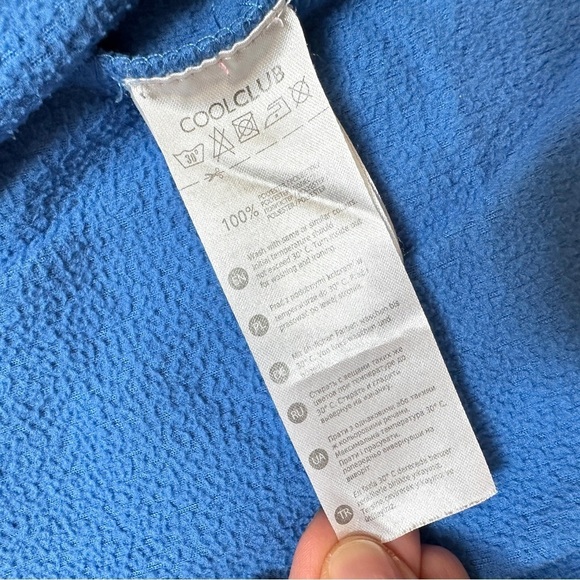 ⭐️ 5 for $25 Cool Club ProRange 80 Fleece Hooded Zipper Baby Bodysuit 80 cm - Picture 6 of 9